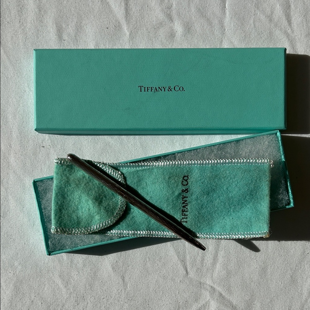 Tiffany & Co. Textured Silver Ballpoint Pen